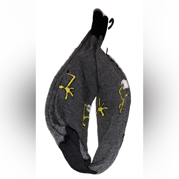 SpongeBob & Patrick Crew Socks 1 Pair Men 6.5-12 Gray Yellow Pink w Bob Pat NEW! - Picture 7 of 11